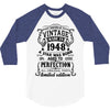 Vintage 1948 3/4 Sleeve Shirt