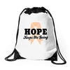 Hope Keeps Me Going Drawstring Bags