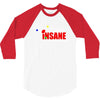 new i'm not insane 3/4 Sleeve Shirt