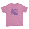 The Universe Is Made Of Protons Neutrons Elektrons And Morons Youth Tee