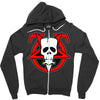 frankenskull hellion logo Zipper Hoodie