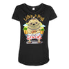 life's a pug Maternity Scoop Neck T-shirt