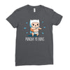 puncha yo buns Ladies Fitted T-Shirt