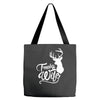 trophy wife deer Tote Bags