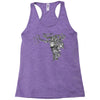 girl butterfly head Racerback Tank