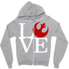 love rebels Zipper Hoodie