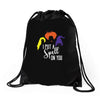 spell on you white letter Drawstring Bags