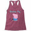 peppa pig brother pig Racerback Tank