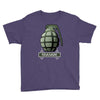 hand grenade military army Youth Tee