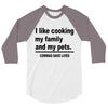 i like cooking 3/4 Sleeve Shirt