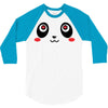 panda face 3/4 Sleeve Shirt