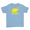 beer t shirt bear plus deer funny tee drinking college humor party shi Youth Tee