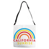 California Sunrise Pocket Adjustable Strap Totes