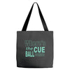 snooker where's the cue ball going Tote Bags