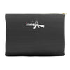 banksy style ak47 art   funny Accessory Pouches