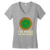 i'm huge in the shire Women's V-Neck T-Shirt