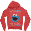 no cookies for santa Zipper Hoodie