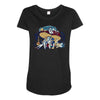 stoned in wonderland Maternity Scoop Neck T-shirt