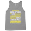 Legends Are Born In September Tank Top