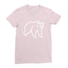 bear Ladies Fitted T-Shirt