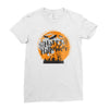 happy halloween 1 Ladies Fitted T-Shirt