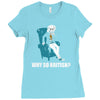 why so british Ladies Fitted T-Shirt