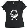 Sankofa Bird Women's Triblend Scoop T-shirt