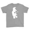 sax player lady face optical illusion Youth Tee