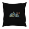 jurassic story Throw Pillow