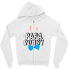 papa bunny Zipper Hoodie