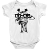 nerd giraffe Baby Bodysuit
