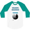 Grandpa And Grandson Fishing Partners For Life 3/4 Sleeve Shirt
