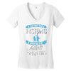 go fishing Women's V-Neck T-Shirt
