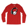 headphones black humor Long Sleeve Shirts