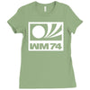wm 74retro deutschland Ladies Fitted T-Shirt