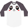 panda face 3/4 Sleeve Shirt