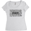 Chaos Women's Triblend Scoop T-shirt