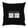 police box for who Throw Pillow