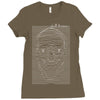 skull division Ladies Fitted T-Shirt