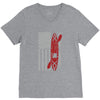 kayak american flag V-Neck Tee