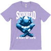 skinhead a way of life blue ideal birthday gift present. T-Shirt
