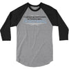 im going to go stand outside so if anyone asks im outstanding 3/4 Sleeve Shirt