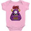 happy birthday monster Baby Bodysuit