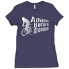 adventure before dementia 4 Ladies Fitted T-Shirt