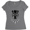 black panther minimalist Women's Triblend Scoop T-shirt
