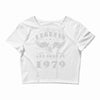 legends are born in 1979 hoodie 7 Crop Top