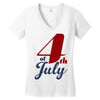 4th of july Women's V-Neck T-Shirt