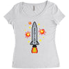 apollo 11 Women's Triblend Scoop T-shirt
