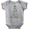 we wish you a merry christmas Baby Bodysuit