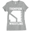 Thompson High School Wrestling (Vision Quest) Ladies Fitted T-Shirt